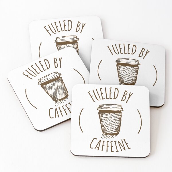 Item preview, Fueled By Caffeine | Good Coffee Is A Human Right | Hipster Coffee  designed and sold by kahossa93.