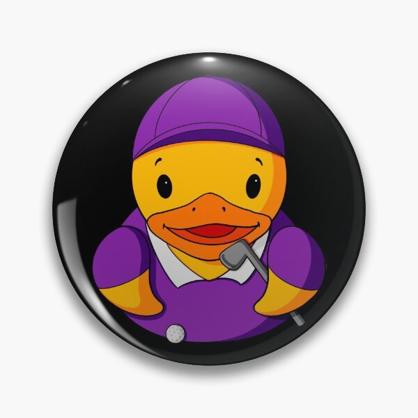 Item preview, Golfer Rubber Duck designed and sold by Alisha Ober Designs.