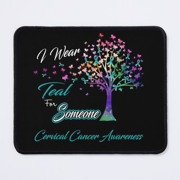 Item preview, Ribbon Tree I Wear Teal For Someone Cervical Cancer Awareness designed and sold by Tadmab.