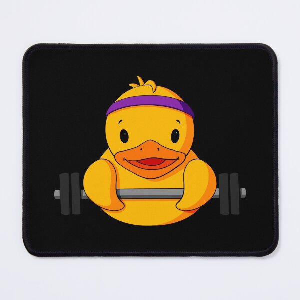 Item preview, Weightlifter Rubber Duck designed and sold by Alisha Ober Designs.