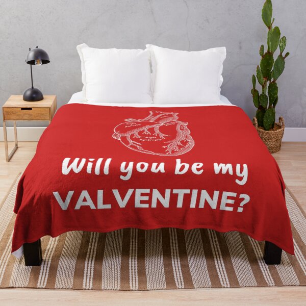 Item preview, Will you be my VALVEntine? Funny science Valentine's Day designed and sold by Cardinal Designs.