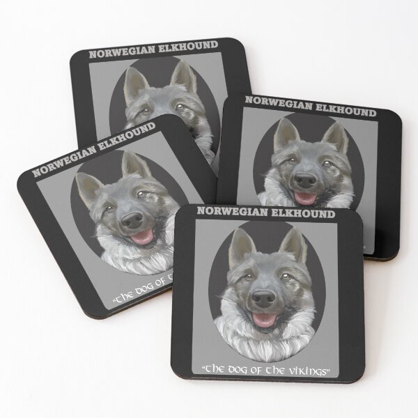 Item preview, Norwegian Elkhound Poster designed and sold by sibsart.