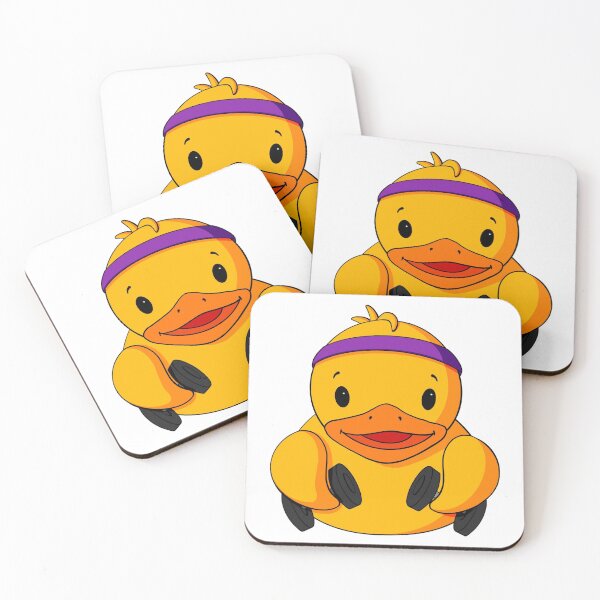 Item preview, Workout Rubber Duck designed and sold by Alisha Ober Designs.