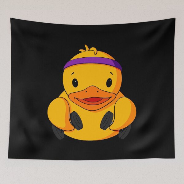 Item preview, Workout Rubber Duck designed and sold by Alisha Ober Designs.