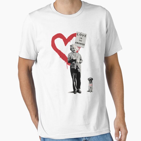 Item preview, BANKSY Einstein Love is the Answer  designed and sold by StockSomewhere.