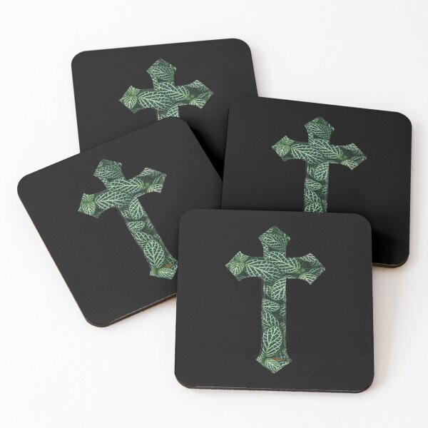 Item preview, Leaf Print Cross designed and sold by StoicQuotes.