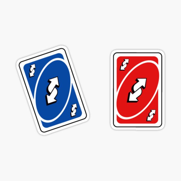 Reverse UNO Card Sticker for Sale by abbybobabby64