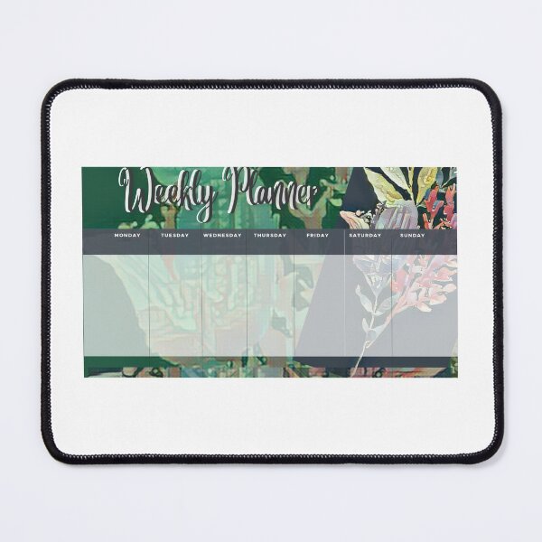 Item preview, Weekly Planner Monday through Sunday calendar  designed and sold by Megan Nicole Czerwinski.
