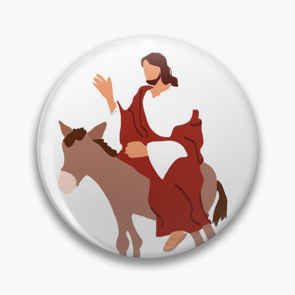 Item preview, jesus riding donkey designed and sold by Anchored  & Co..