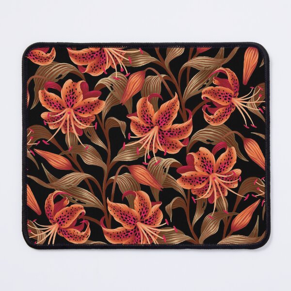 Item preview, Tiger Lily - Orange Black designed and sold by Andrea Muller.