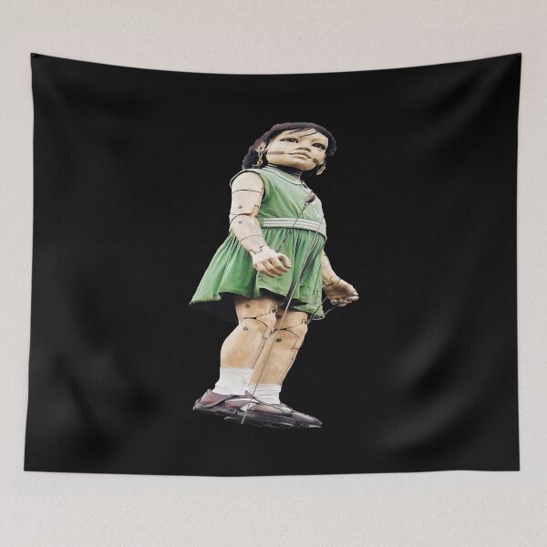 Item preview, Funny Men Little Girl Giant Puppet By De Luxe Theatre Company Awesome For Music Fan designed and sold by GladysBaumbach.