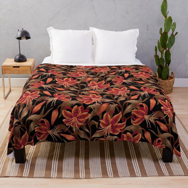 Item preview, Tiger Lily - Orange Black designed and sold by Andrea Muller.