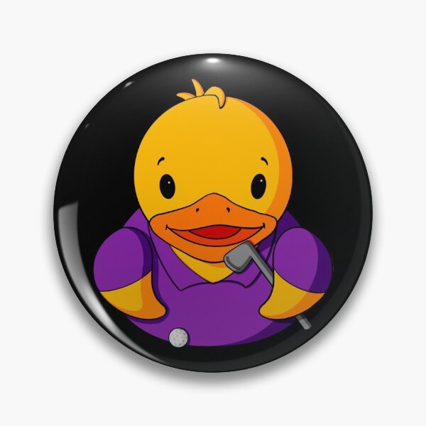 Item preview, Golfer Rubber Duck designed and sold by Alisha Ober Designs.
