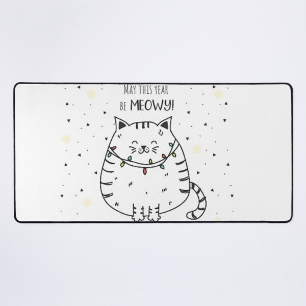 Item preview, May This Year Be Meowy! Happy New Year. Cat and New Years designed and sold by lduke47.