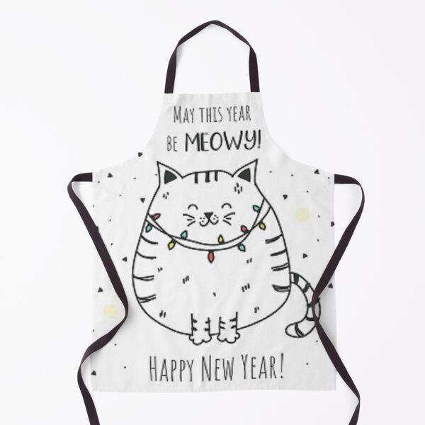 Item preview, May This Year Be Meowy! Happy New Year. Cat and New Years designed and sold by lduke47.