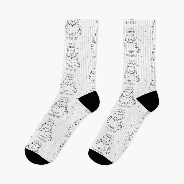 Item preview, May This Year Be Meowy! Happy New Year. Cat and New Years designed and sold by lduke47.