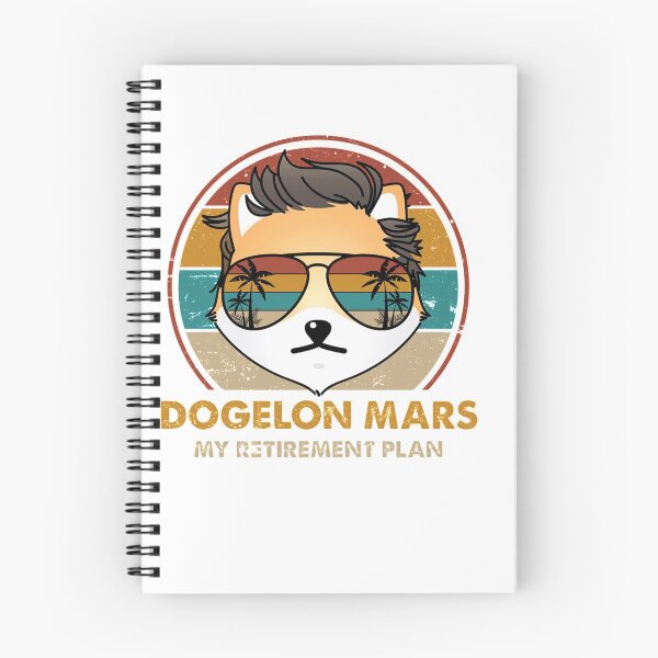 Item preview, Vintage Dogelon Mars My Retirement Plan Dogelon Mars Token Hoodie designed and sold by AschenbrenDale.