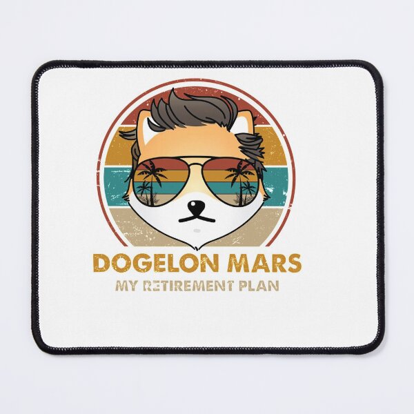 Item preview, Vintage Dogelon Mars My Retirement Plan Dogelon Mars Token Hoodie designed and sold by AschenbrenDale.