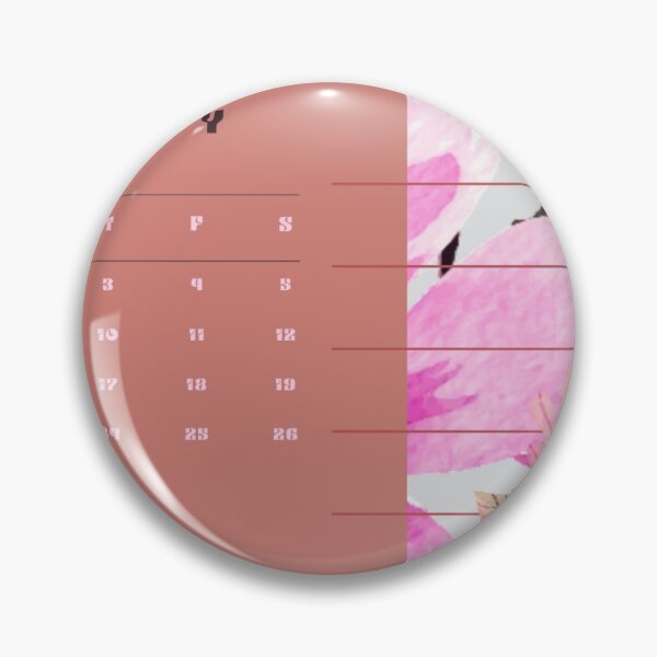 Item preview, February 2022 Calendar Print Out with Flowers  designed and sold by Megan Nicole Czerwinski.