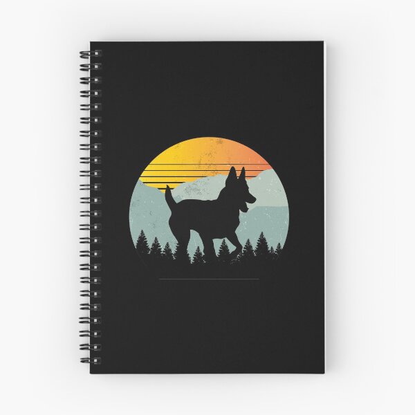 Item preview, Vintage Retro Sun Dutch Shepherd Dog Gift  designed and sold by Guarddogdrive.