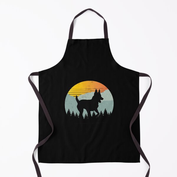 Item preview, Vintage Retro Sun Dutch Shepherd Dog Gift designed and sold by Guarddogdrive.