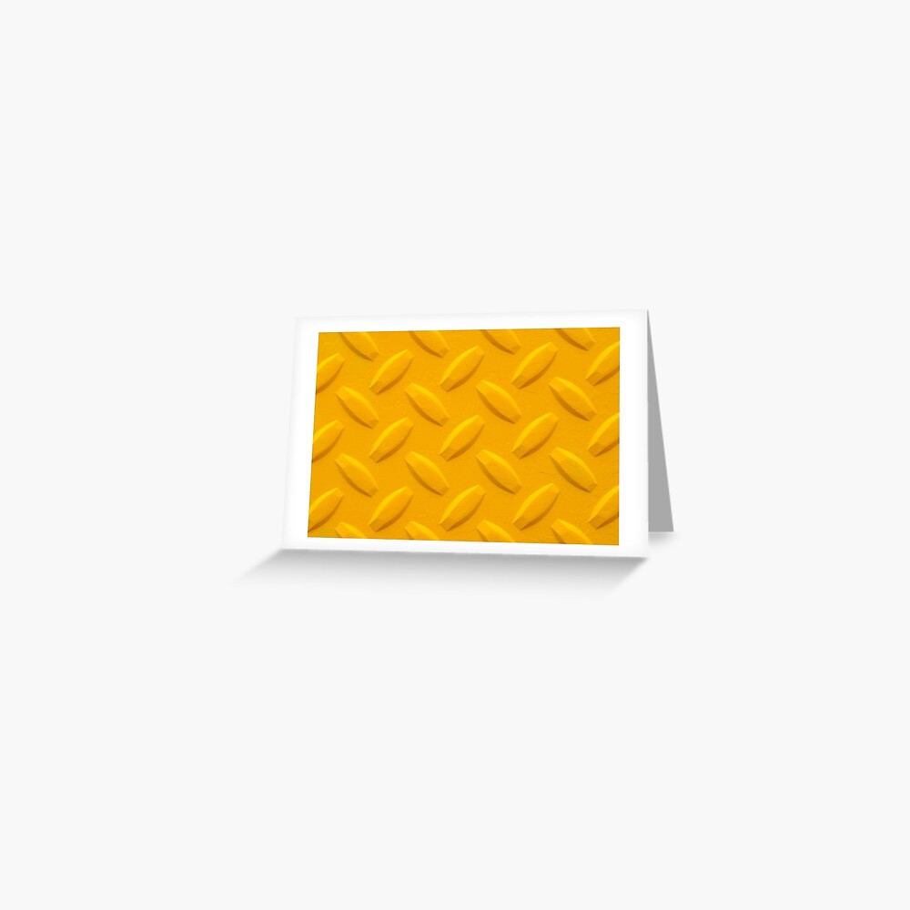 Diamond Plate (c) Greeting Card