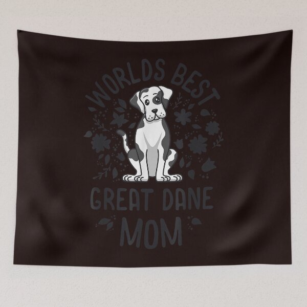 Item preview, Worlds Best Great Dane Mom Harlequin Dog Mama Puppy Mother T-Shirt designed and sold by Gregoryoe.