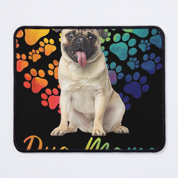 Item preview, Pug Mama Funny Pug Lover Dog Paw Heart T-Shirt.png designed and sold by PhilipSimmerer.