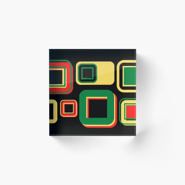 Aperçu de l'œuvre CARRÉS INSPIRÉS KENTE - NOIR créée et vendue par HillTopView.