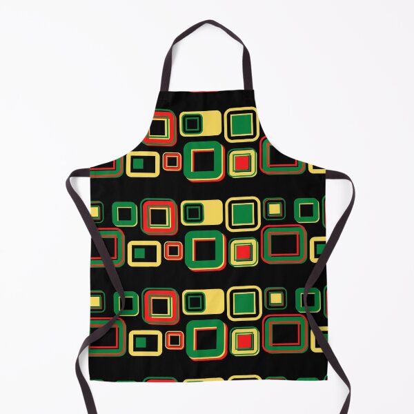Item preview, KENTE INSPIRED SQUARES - BLACK designed and sold by HillTopView.