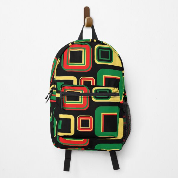 Item preview, KENTE INSPIRED SQUARES - BLACK designed and sold by HillTopView.