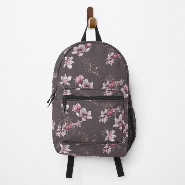 Item preview, Beautiful Pink Dark Brown, Rose Gold Line Art, Floral Pattern designed and sold by Jaydee001.