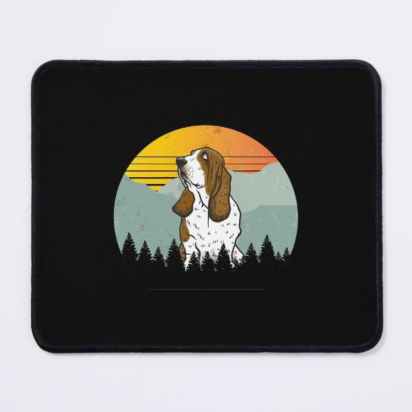 Item preview, Retro Sun Basset Hound Dog Gift  designed and sold by Guarddogdrive.