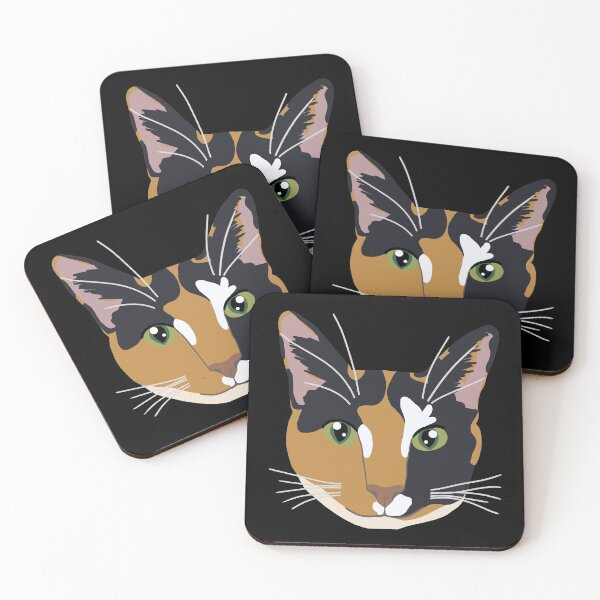 Item preview, Calico Cat Face (2nd Version) designed and sold by AlohaDragon.