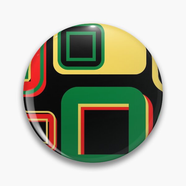 Item preview, KENTE INSPIRED SQUARES - BLACK designed and sold by HillTopView.