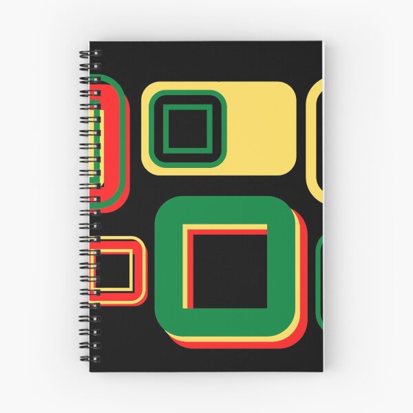 Item preview, KENTE INSPIRED SQUARES - BLACK designed and sold by HillTopView.