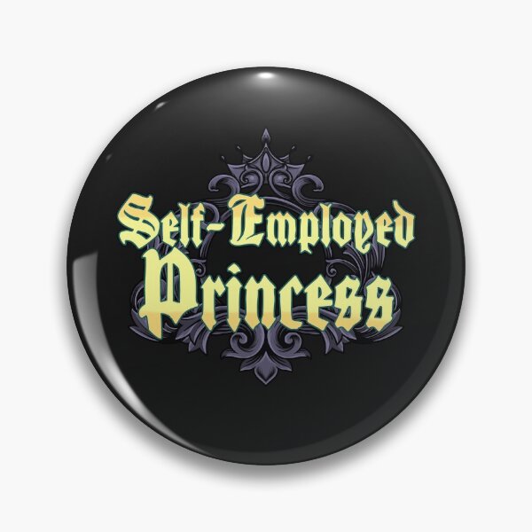 Item preview, Self-Employed Princess - Dark Crown Light Yellow designed and sold by Chubuter.