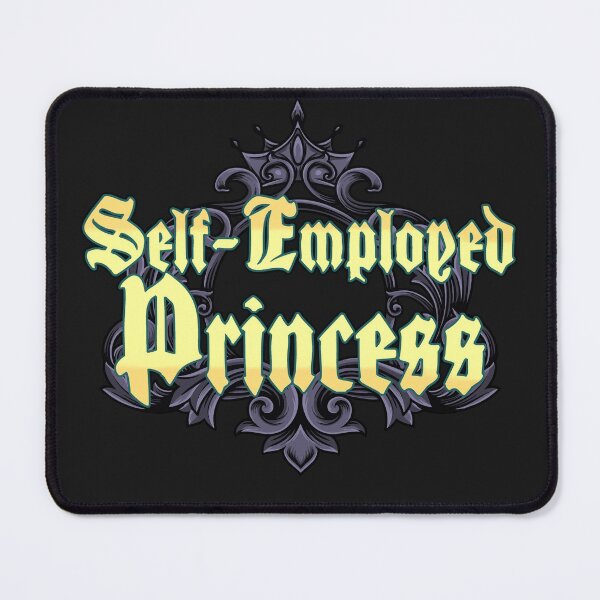 Item preview, Self-Employed Princess - Dark Crown Light Yellow designed and sold by Chubuter.