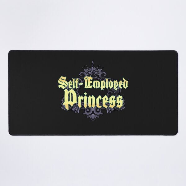 Item preview, Self-Employed Princess - Dark Crown Light Yellow designed and sold by Chubuter.
