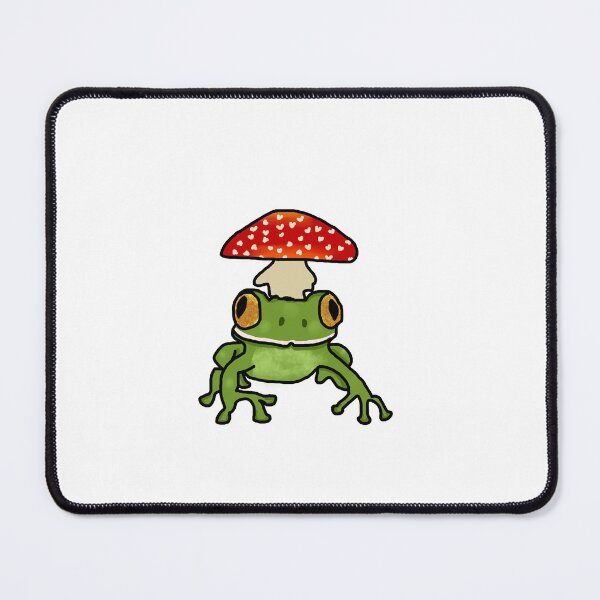 Item preview, Frog in Mushroom Hat designed and sold by oh-to-be-a-frog.