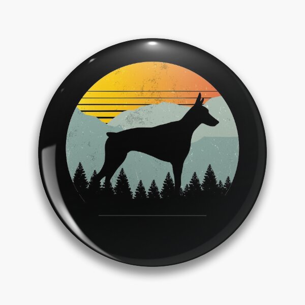 Item preview, Vintage Retro Sun Doberman Pinscher Dog Gift  designed and sold by Guarddogdrive.