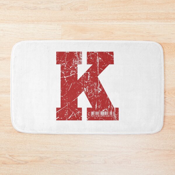Item preview, Red Grunge Monogram Letter "K" I Am Unique designed and sold by SunnyStreet.