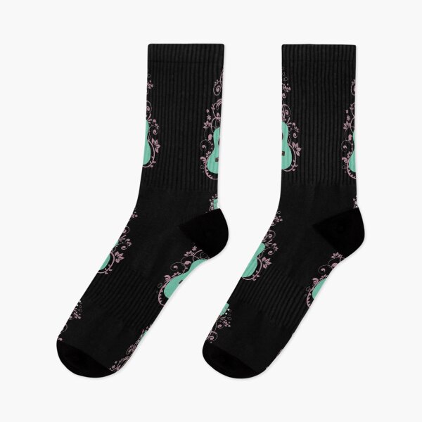 Item preview, Surf Green Ukulele Flowering Vines designed and sold by nightsworthy.