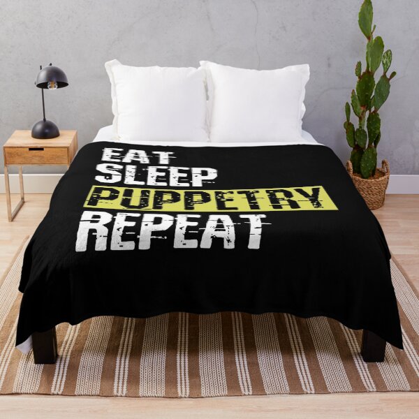 Item preview, Lover Gift Eat Sleep Puppetry Gifts For Movie Fan designed and sold by GladysBaumbach.
