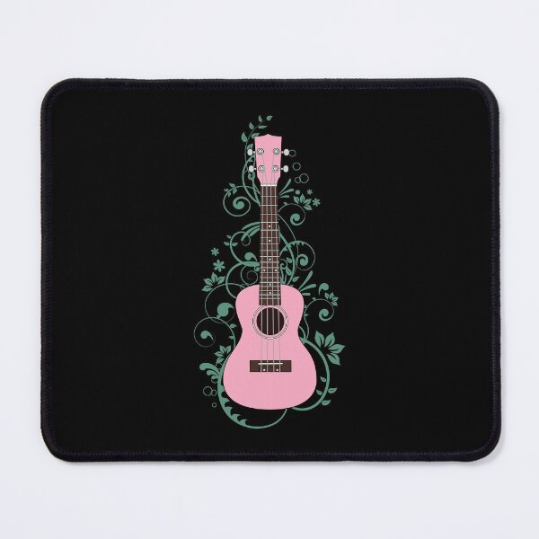 Item preview, Pink Ukulele Flowering Vines designed and sold by nightsworthy.
