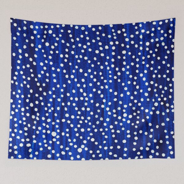 Item preview, Infinite Web White Dots Over Blue designed and sold by studioanalog.