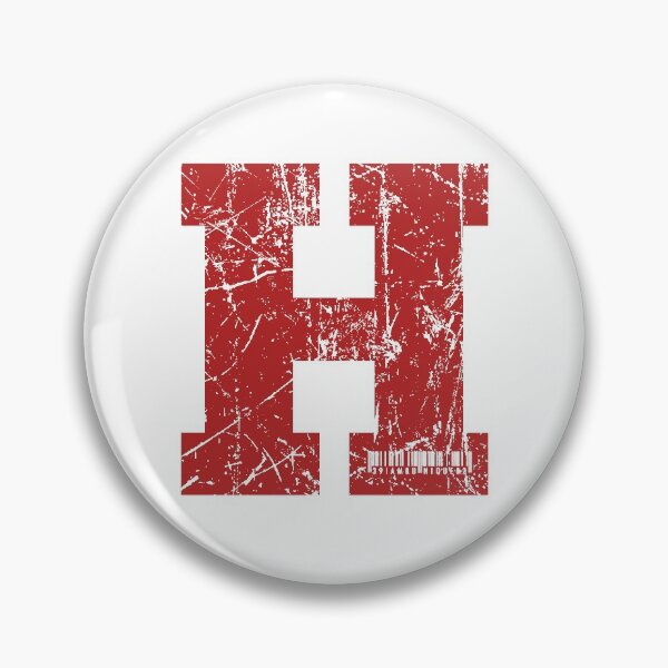 Item preview, Red Grunge Monogram Letter "H" I Am Unique designed and sold by SunnyStreet.
