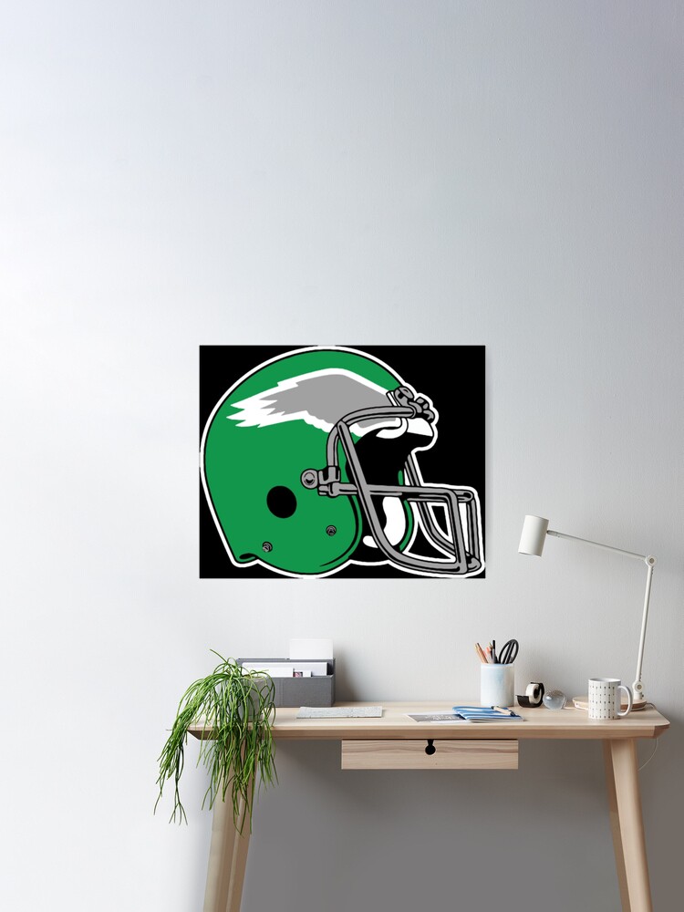 Eagles 80's Throwback Helmet Poster for Sale by YoungSweeney