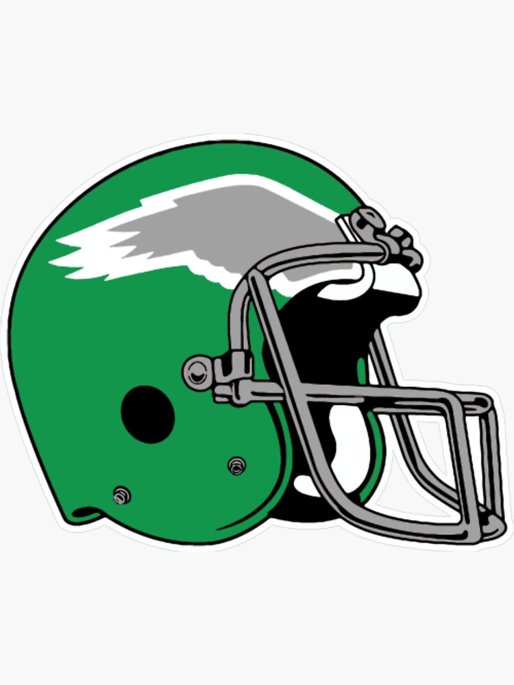 Eagles 80's Throwback Helmet Sticker for Sale by YoungSweeney