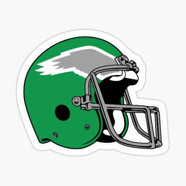 Philadelphia Eagles Old Helmet Wing 3 Vinyl Sticker 